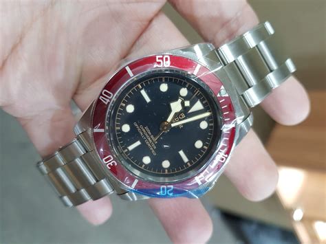 tudor 79230r|tudor black bay blue bezel.